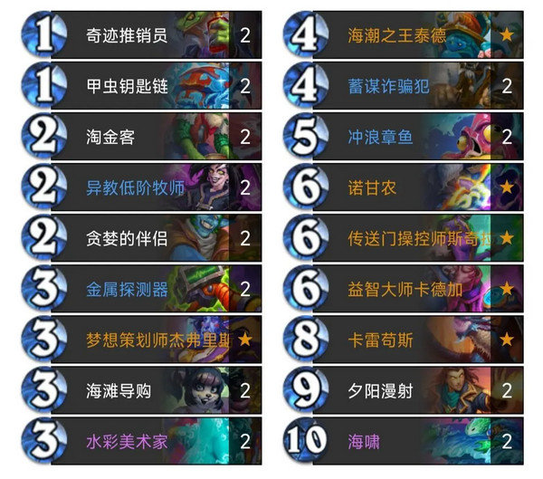 《炉石传说》新手**术卡组构筑方案4