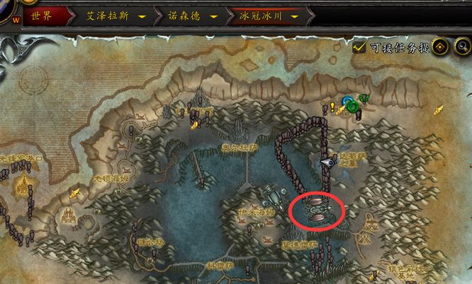 《魔兽世界》奥格瑞姆之锤位置一览