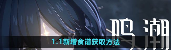 《鸣潮》1.1新增食谱获取方法