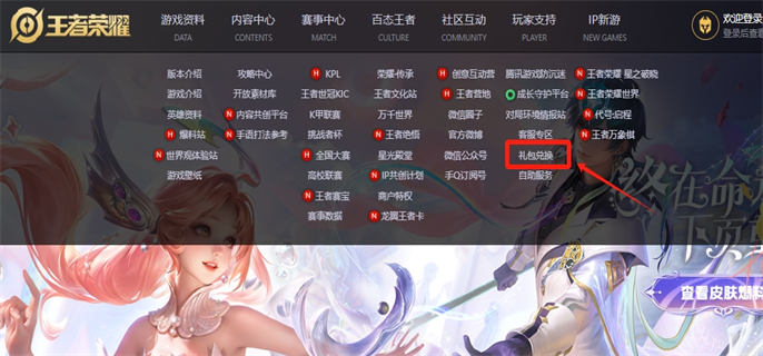 王者荣耀兑换码入口地址分享图二