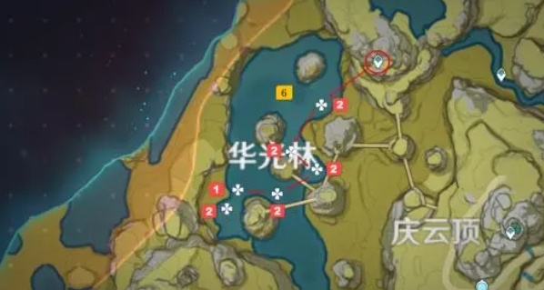原神莲蓬位置图一览图二