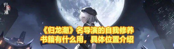 《归龙潮》名导演的自我修养书籍有什么用，具体位置介绍