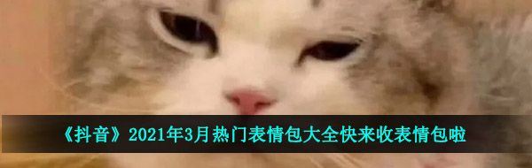 《抖音》2021年3月热门表情包大全快来收表情包啦