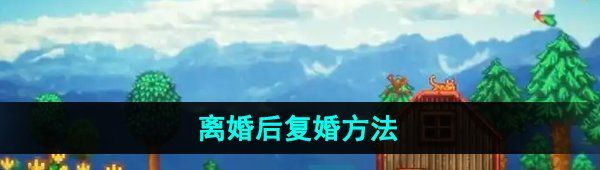 《星露谷物语》离婚后复婚方法